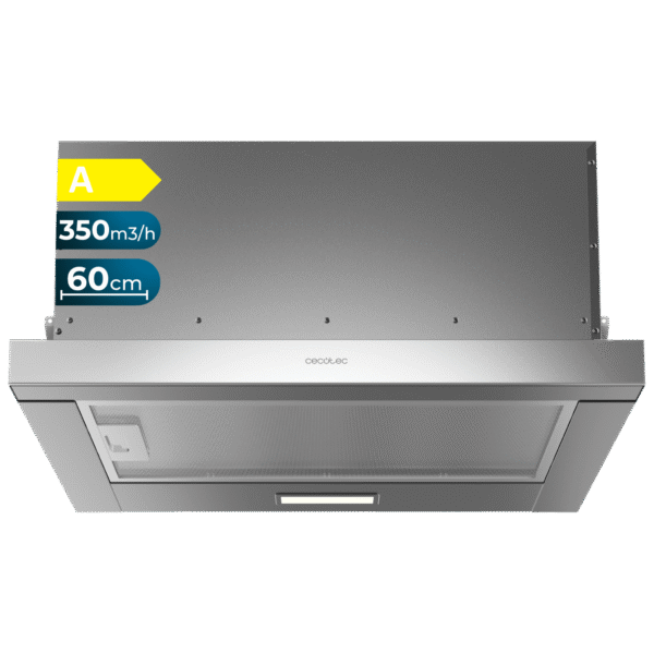 2861 Campana extractora convencional Cecotec Bolero Flux CM 602200 White B de 60 cm en color blanco