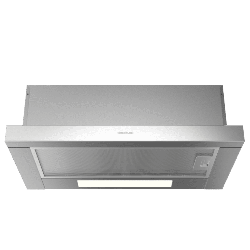 Imagen 2 Campana telescópica Bolero Flux TLM 606500 Inox A de 60cm con succión de 650 m3/h, eficiencia clase A y control mecánico. Diseño elegante en acero inoxidable.