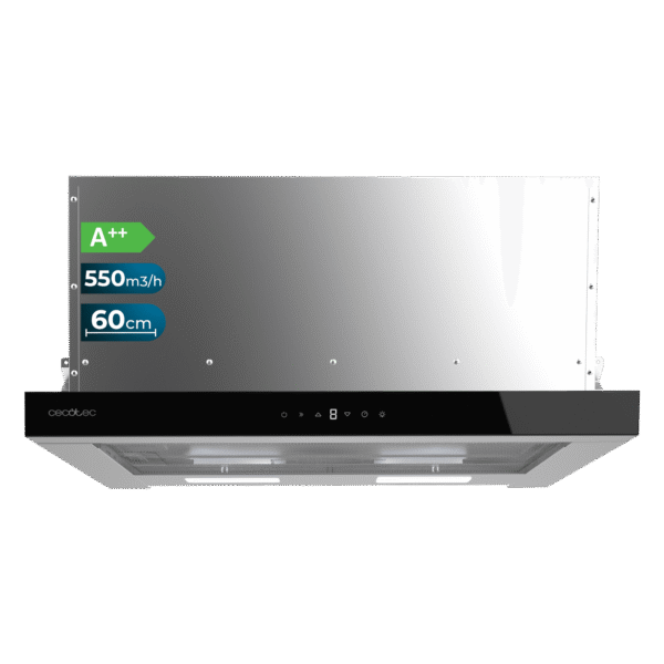 Campana extractora convencional Cecotec Bolero Flux CM 602200 White B de 60 cm en color blanco