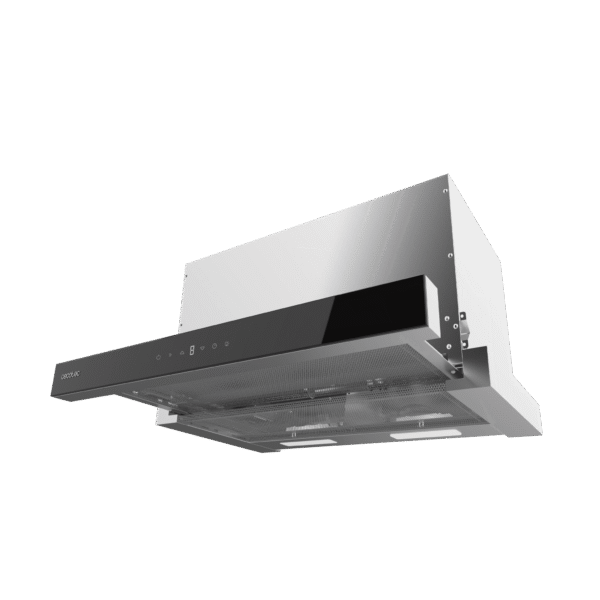 Imagen 4 Campana telescópica Cecotec Bolero Flux TLT 605500 Glass Black de 60 cm. Potencia de 550 m3/h, eficiencia A++, motor de 75W y control gestual Hand Movement.