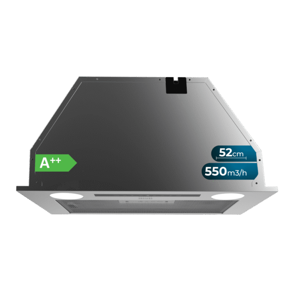 2866 Campana extractora convencional Cecotec Bolero Flux CM 602200 White B de 60 cm en color blanco