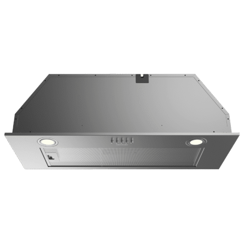 Imagen 2 Campana integral Bolero Flux IM 756500 Inox A de 75 cm con 650 m³/h de succión, eficiencia energética A, 3 niveles de potencia y acabado en acero inoxidable.