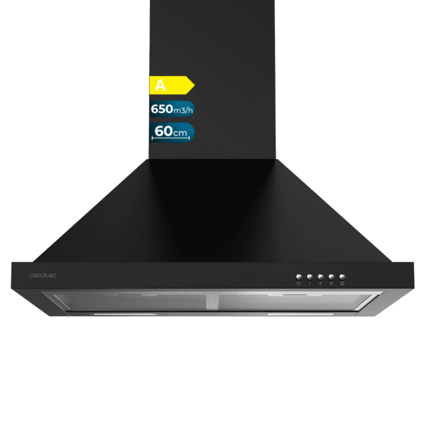 2871 Campana extractora convencional Cecotec Bolero Flux CM 602200 White B de 60 cm en color blanco