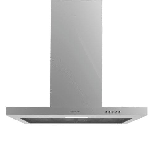 Imagen 2 Campana decorativa Bolero Flux TM 703500 Inox B de 70 cm. Potencia de succión de 350 m³/h, eficiencia energética clase B y acabado en acero inoxidable duradero.