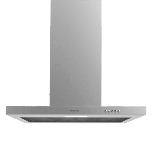 Imagen 2 Campana decorativa Bolero Flux TM 703500 Inox B de 70 cm. Potencia de succión de 350 m³/h, eficiencia energética clase B y acabado en acero inoxidable duradero.