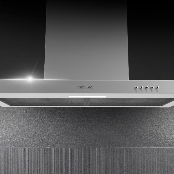 Imagen 6 Campana decorativa Bolero Flux TM 703500 Inox B de 70 cm. Potencia de succión de 350 m³/h, eficiencia energética clase B y acabado en acero inoxidable duradero.