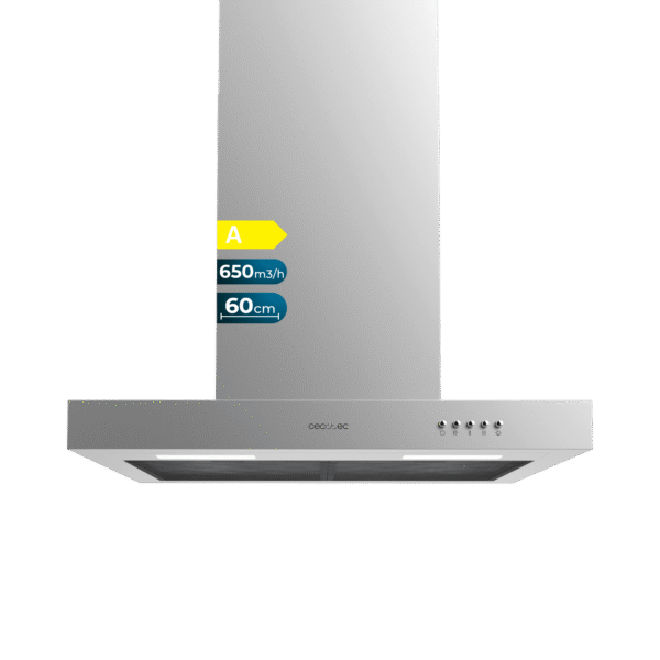 Campana extractora convencional Cecotec Bolero Flux CM 602200 White B de 60 cm en color blanco