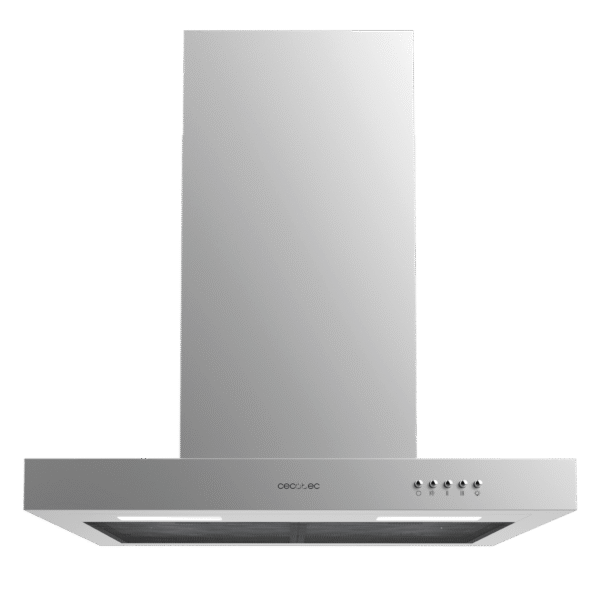 Imagen 4 Campana extractora Cecotec Bolero Flux TM 606500 Inox A de 60 cm. Potencia de succión de 650 m3/h, motor de 165W, eficiencia clase A y diseño elegante en acero.