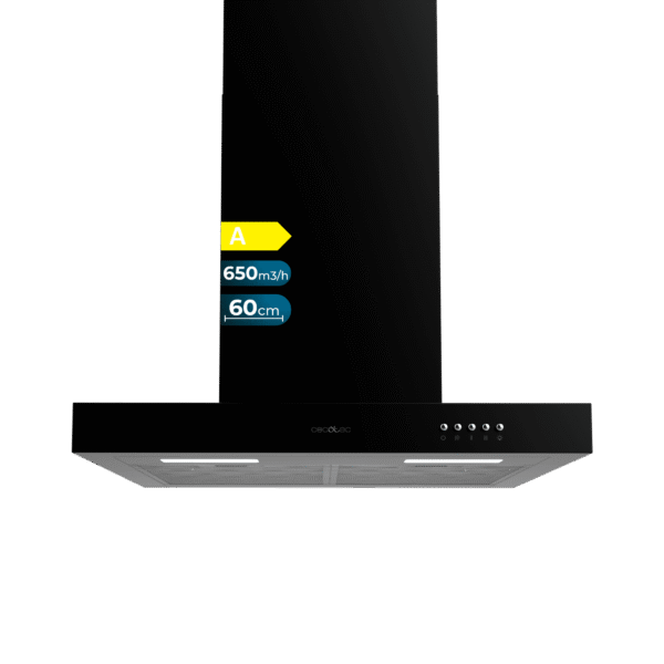 2879 Campana extractora convencional Cecotec Bolero Flux CM 602200 White B de 60 cm en color blanco