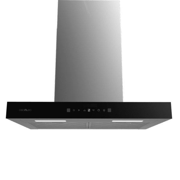 2880-Imagen-2 Imagen 2 Campana extractora Bolero Flux TT 605500 Glass Black de 60 cm. Succión de 550 m³/h, eficiencia A++, control táctil, sensor de humo y Hand Movement Control.