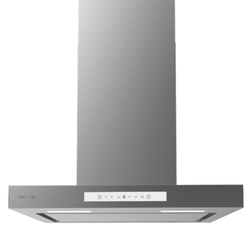 Imagen 2 Campana Cecotec Bolero Flux TT 608000 Slim Glass White A++. 60 cm de ancho, succión 800 m3/h, motor 220W, control gestual y sensor de humo inteligente.