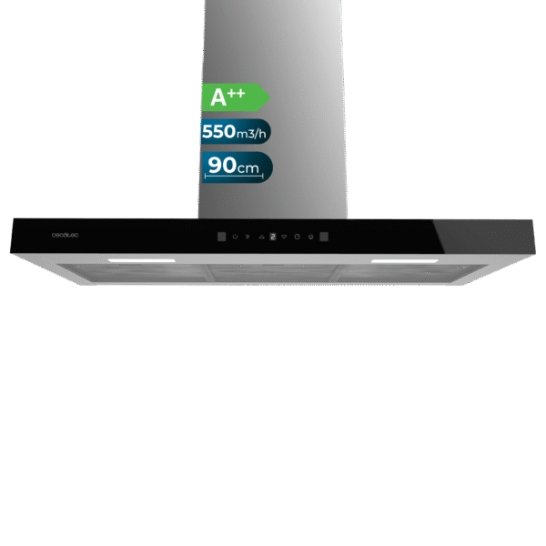 Campana extractora convencional Cecotec Bolero Flux CM 602200 White B de 60 cm en color blanco