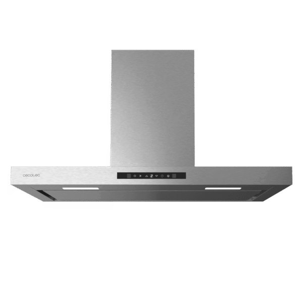 Imagen 2 Campana extractora Cecotec Bolero Flux TT 908000 Slim de 90 cm. Potencia de succión 800 m3/h, motor 220W, eficiencia A++ y tecnología Hand Movement Control.