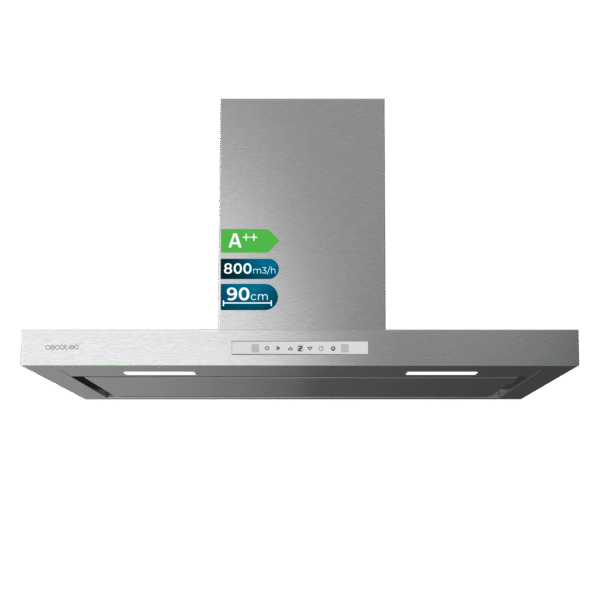 Campana extractora convencional Cecotec Bolero Flux CM 602200 White B de 60 cm en color blanco