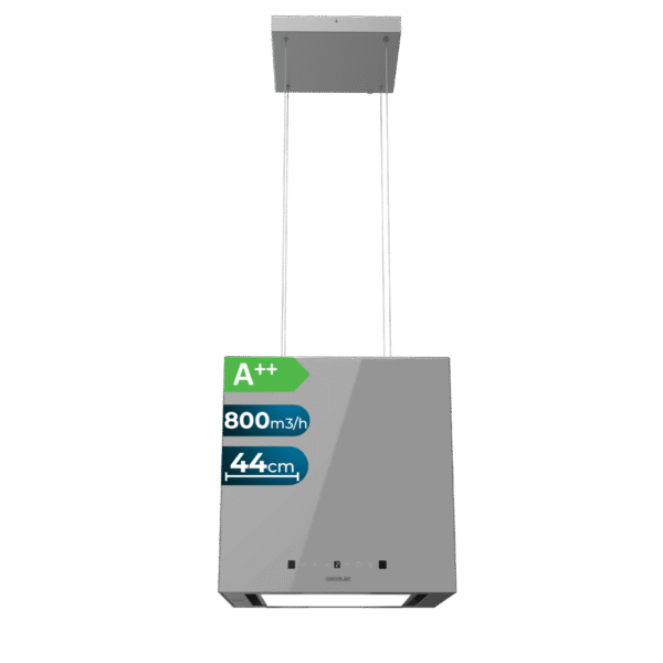 Campana extractora convencional Cecotec Bolero Flux CM 602200 White B de 60 cm en color blanco