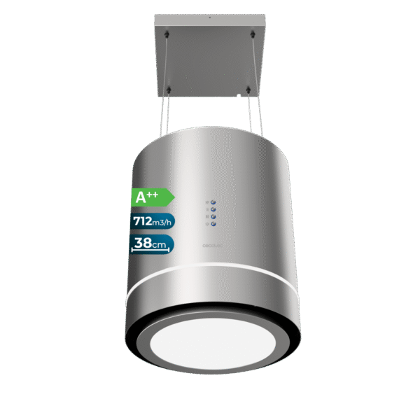 Campana extractora convencional Cecotec Bolero Flux CM 602200 White B de 60 cm en color blanco