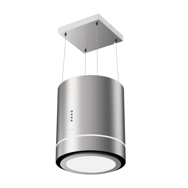 Imagen 4 Campana colgante Bolero Flux CRE 448000 Inox A++ de 44 cm. Potencia de succión de 800 m³/h, motor de 220W y sensor de humos para una cocina libre de olores.