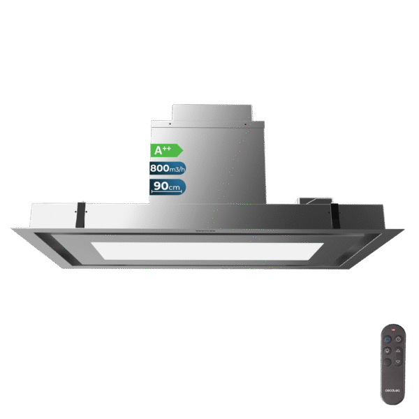 Campana extractora convencional Cecotec Bolero Flux CM 602200 White B de 60 cm en color blanco