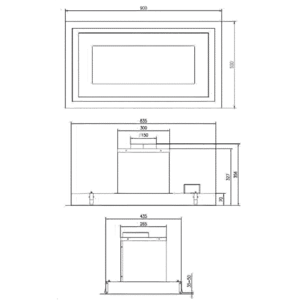 Imagen 5 Campana de techo Cecotec Bolero Flux TIR 908000 Inox A++ de 90 cm. Succión de 800 m3/h, motor de 220 W, mando a distancia y máxima eficiencia energética A++.