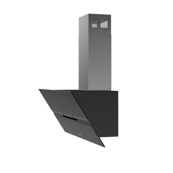 Imagen 4 Campana decorativa de 90 cm con 800 m3/h de succión, eficiencia A++, control gestual, Smoke Sensor y acabado en vidrio negro mate. Máxima potencia y diseño.