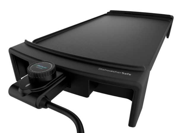 Imagen 3 Plancha de asar de 2600 W con revestimiento BlackWater y resistencia en M. Temperatura regulable, libre de PFOA/PTFE y apta para lavavajillas.