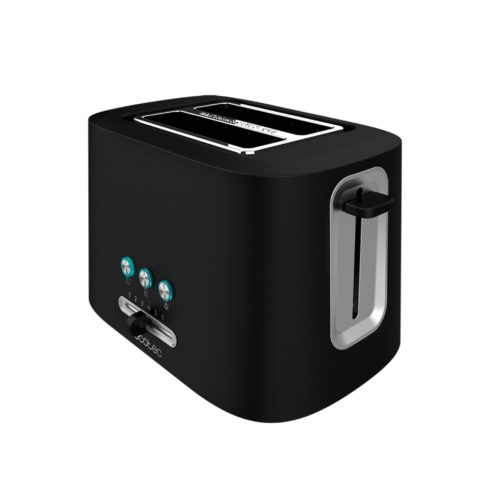 3179-Imagen-2 Imagen 2 Tostadora de 980 W con 2 ranuras cortas extraanchas y acabados en acero inoxidable. Incluye soporte para bollería, 3 funciones y 6 niveles de potencia.