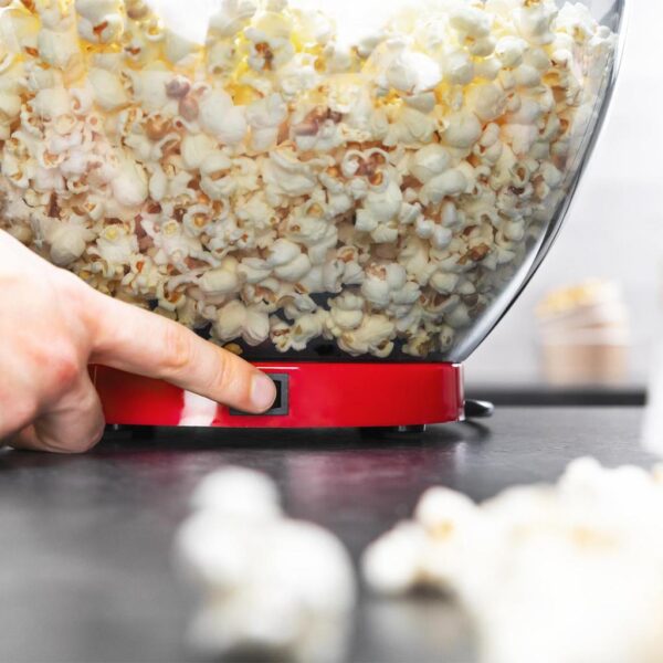 Imagen 8 Palomitero Fun&Taste P'Corn Easy de 1200 W. Sistema de cocción por aire caliente sin aceite, tazón extraíble y diseño compacto para aperitivos saludables.