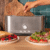 3286-Imagen-5 Imagen 5 Tostadora de acero inoxidable de 1050 W con 2 ranuras anchas de 3,8 cm. Incluye soporte para panecillos, anillo luminoso y sistema de autocentrado.