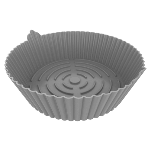 3471-Imagen-2 Imagen 2 Pack de 3 moldes de silicona para freidoras de aire de 5 a 8 litros. Accesorios BPA Free con diseño de circulación de aire y fácil limpieza para cocina saludable.