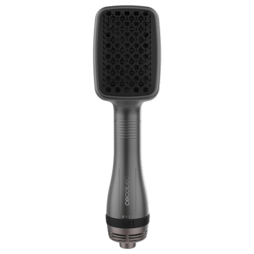 Imagen 2 Cepillo de aire Bamba CeramicCare Unique Square de Cecotec con tecnología iónica, revestimiento de cerámica y diseño cuadrado para alisar y dar volumen.