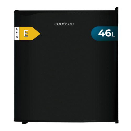 Vinoteca Bolero GrandSommelier 830 CoolCrystal de Cecotec con capacidad para 8 botellas y frontal de cristal negro.