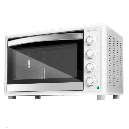 Imagen 2 Horno de convección Cecotec Bake&Toast 4600 White Gyro de 46L y 2000 W. Incluye rustidor giratorio, 12 modos de cocción y luz interior para resultados óptimos.