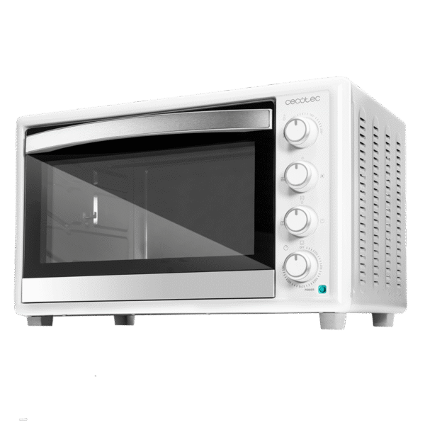 Imagen 2 Horno de convección Cecotec Bake&Toast 4600 White Gyro de 46L y 2000 W. Incluye rustidor giratorio, 12 modos de cocción y luz interior para resultados óptimos.