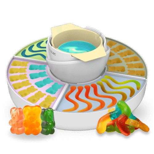 Kit de accesorios variados para freidora de aire Cecotec Cecofry de 5 a 6,5 litros con moldes y rejillas