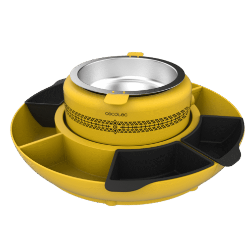 Imagen 2 Máquina para tacos Fun Taco ¡Ándale! con revestimiento RockStone y capacidad para 3 tortillas. 750 W de potencia, calentamiento rápido y placas antiadherentes.