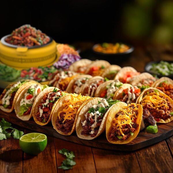 Imagen 3 Máquina para tacos Fun Taco ¡Ándale! con revestimiento RockStone y capacidad para 3 tortillas. 750 W de potencia, calentamiento rápido y placas antiadherentes.