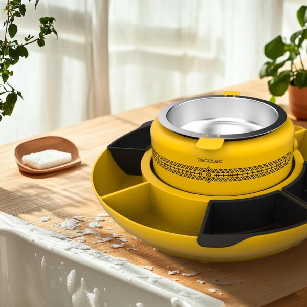 Imagen 8 Máquina para tacos Fun Taco ¡Ándale! con revestimiento RockStone y capacidad para 3 tortillas. 750 W de potencia, calentamiento rápido y placas antiadherentes.