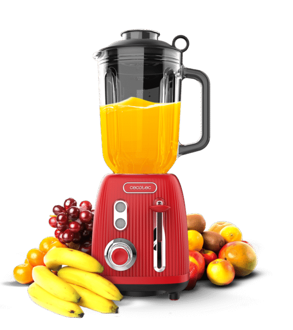 Vista frontal del microondas digital Cecotec Proclean 2500 con panel de control táctil y mando giratorio