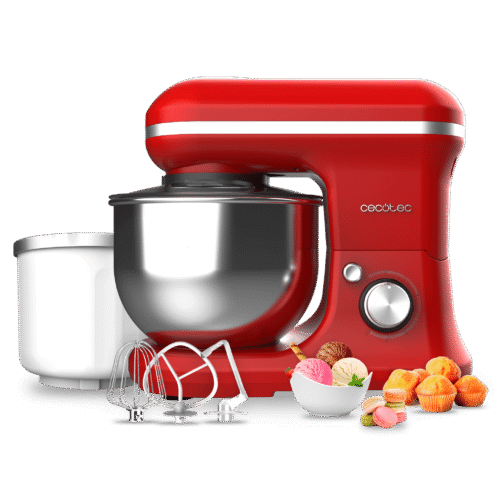 Vista frontal del microondas digital Cecotec Proclean 2500 con panel de control táctil y mando giratorio