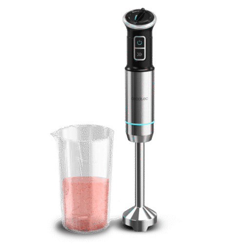 Vista frontal del microondas digital Cecotec Proclean 2500 con panel de control táctil y mando giratorio