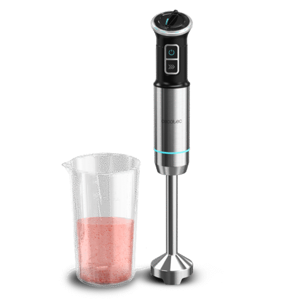 Vista frontal del microondas digital Cecotec Proclean 2500 con panel de control táctil y mando giratorio