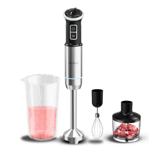 Vista frontal del microondas digital Cecotec Proclean 2500 con panel de control táctil y mando giratorio