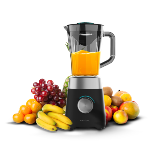 Vista frontal del microondas digital Cecotec Proclean 2500 con panel de control táctil y mando giratorio