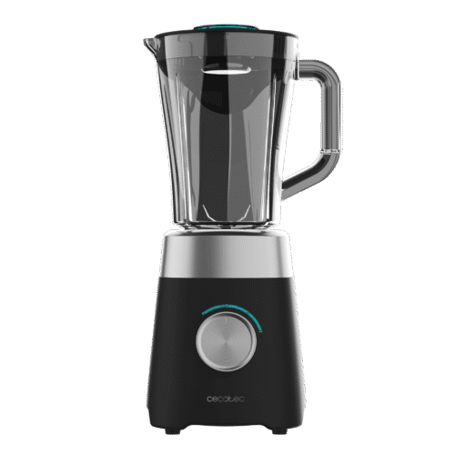 3915-Imagen-2 Imagen 2 Batidora de vaso Power Black Titanium 1300MAX B de 1300 W. Incluye cuchillas de titanio negro, jarra de 1,5 L, 2 velocidades y función Pulse para picar hielo.