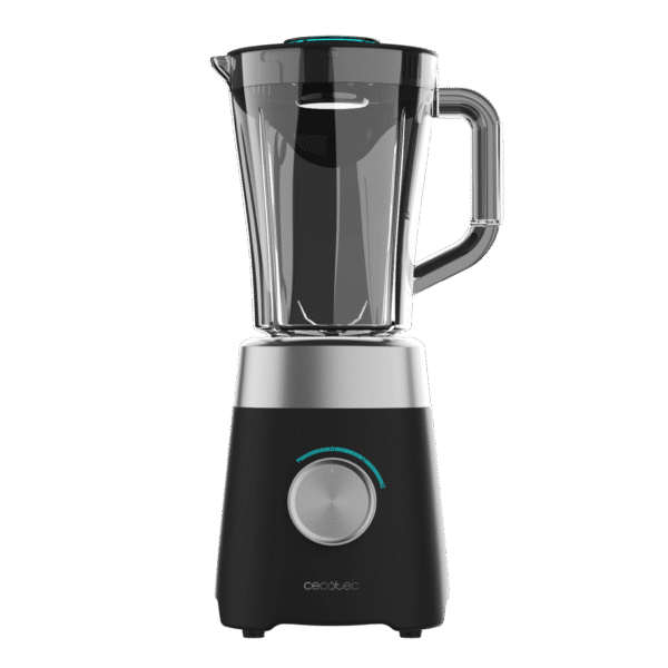 Imagen 2 Batidora de vaso Power Black Titanium 1300MAX B de 1300 W. Incluye cuchillas de titanio negro, jarra de 1,5 L, 2 velocidades y función Pulse para picar hielo.