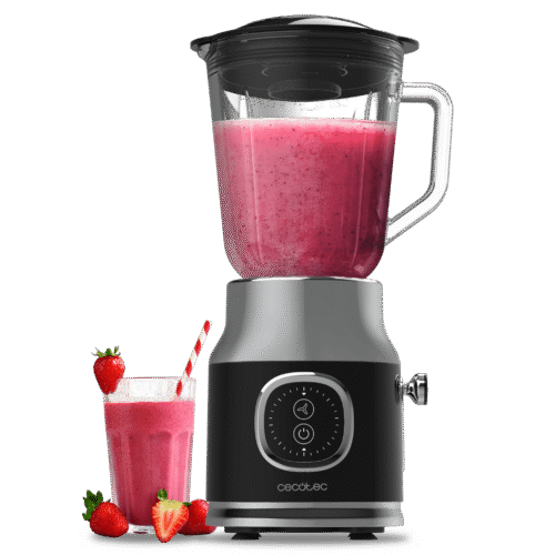 Vista frontal del microondas digital Cecotec Proclean 2500 con panel de control táctil y mando giratorio