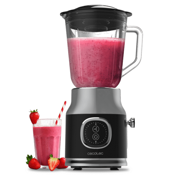 Vista frontal del microondas digital Cecotec Proclean 2500 con panel de control táctil y mando giratorio