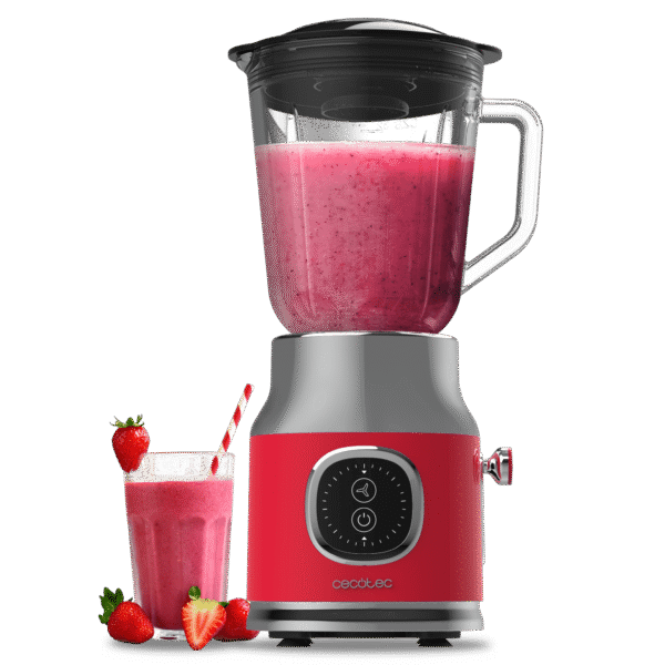 Vista frontal del microondas digital Cecotec Proclean 2500 con panel de control táctil y mando giratorio