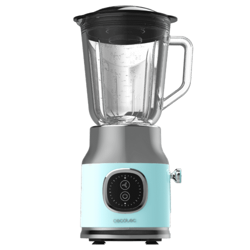 3936-Imagen-2 Imagen 2 Batidora de vaso retro de 800W con jarra de 1L y cuchillas de titanio negro. Triturado eficiente y diseño vintage para resultados homogéneos en cada receta.