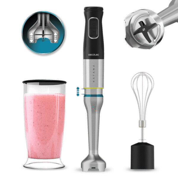 Vista frontal del microondas digital Cecotec Proclean 2500 con panel de control táctil y mando giratorio